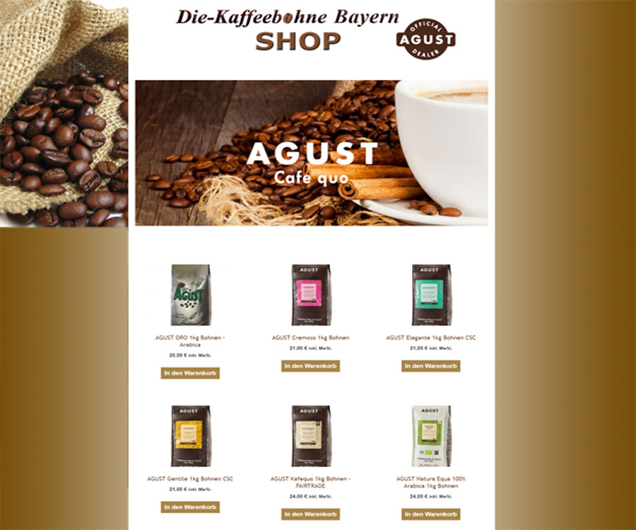 DIE KAFFEEBOHNE BAYERN SHOP